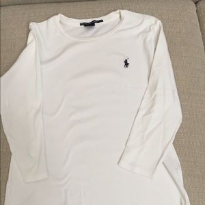 Lauren white tee